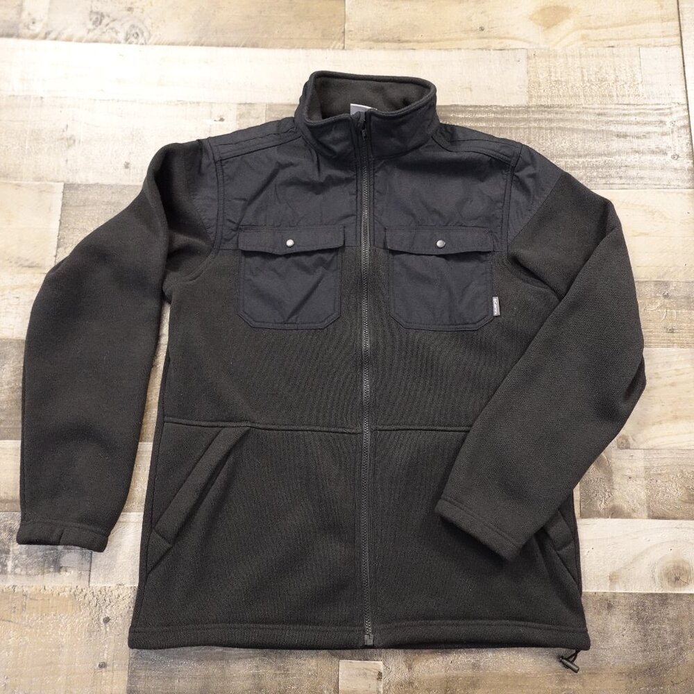 Columbia Terpin Point‎ Jacket men's large black fleece
